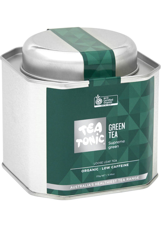 Tea Tonic Org Green Caddy Tin 170g