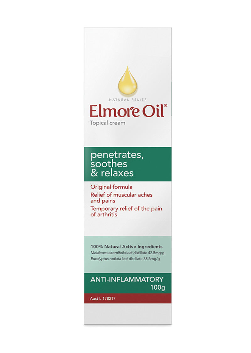 Elmore Oil Natural Relief Topical Cream Anti Inflamm 100g