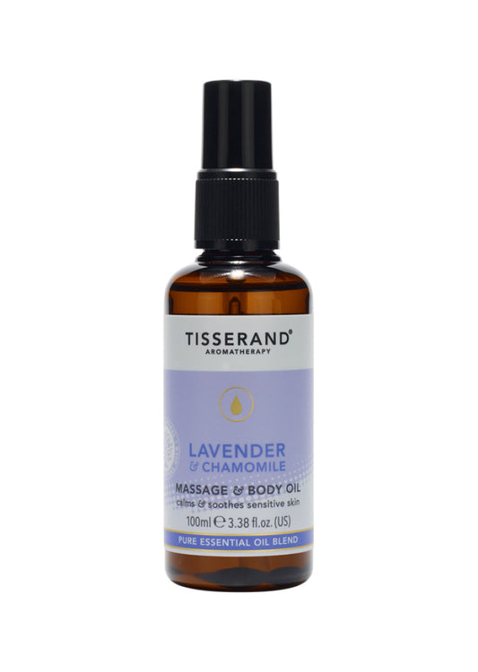 Tisserand Massage and Body Oil Lavender and Chamomile 100ml