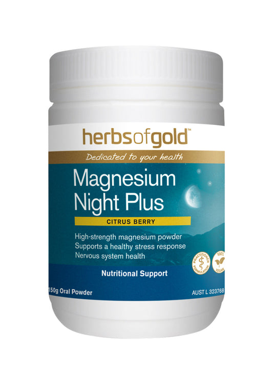 Herbs Of Gold Magnesium Night Plus 150g