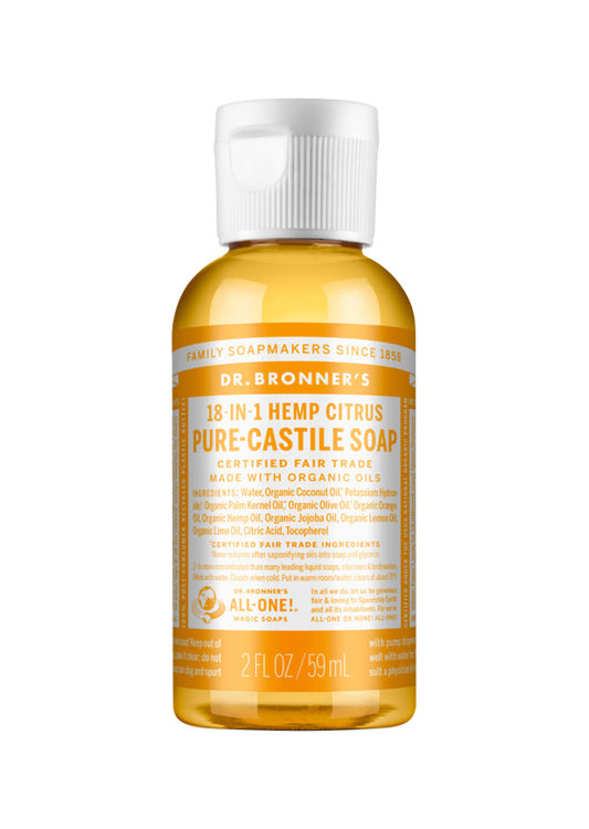 Dr. Bronners Pure Castile Liq Magic Soap Citrus 59ml