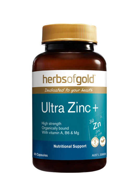 Herbs Of Gold Ultra Zinc Plus 60vc