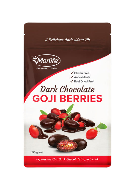 Morlife Dark Chocolate Goji Berries 125g