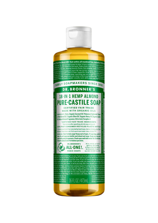 Dr. Bronner's Pure Castile Liq Magic Soap Almond 473ml