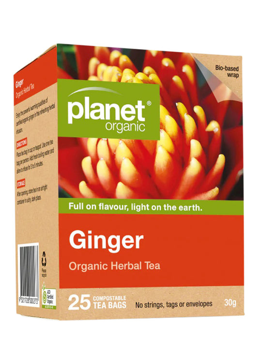 Planet Organic Org Ginger Herbal Tea X 25 Tea Bags