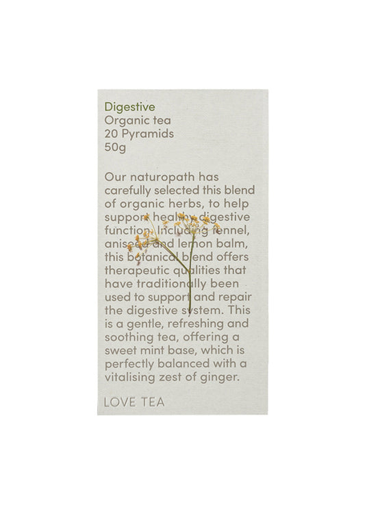 Love Tea Organic Digestive X 20 Pyramids