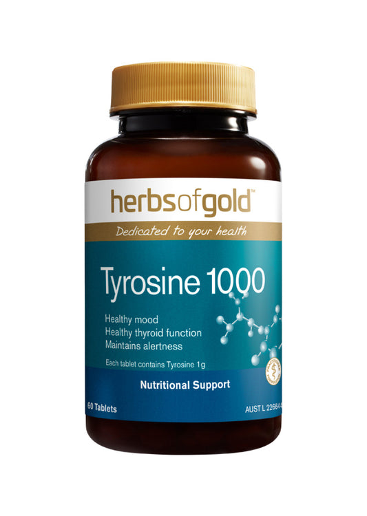 Herbs Of Gold Tyrosine 1000 60t