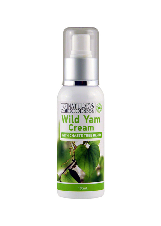 Nat Goodness Wild Yam Cream With Chaste Tree Berry 100ml