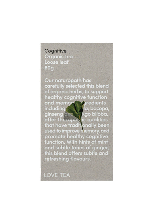 Love Tea Organic Cognitive Loose Leaf 60g