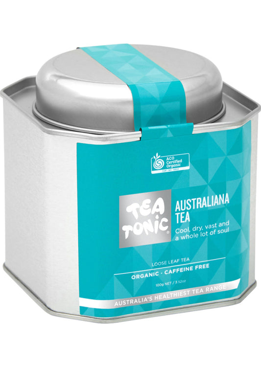 Tea Tonic Org Australiana Tea Caddy Tin 100g