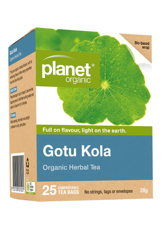 Planet Organic Org Gotu Kola Herbal Tea X 25 Tea Bags