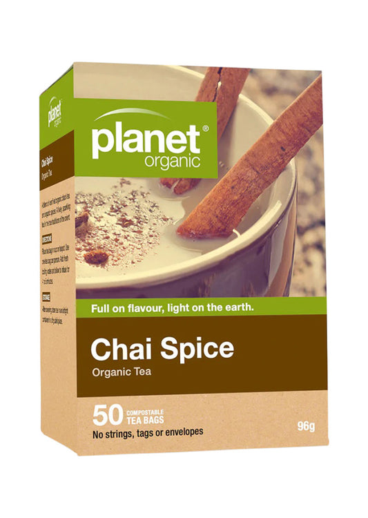Planet Organic Org Chai Spice Tea X 50 Tea Bags