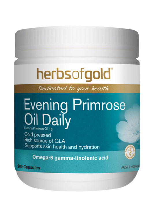 Herbs of Gold Evening Primrose Oil Daily 1g 200c