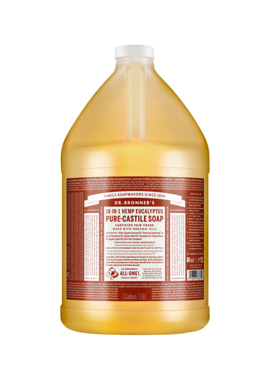 Dr. Bronners Pure Castile Liq Magic Soap Eucalyptus 3.78l