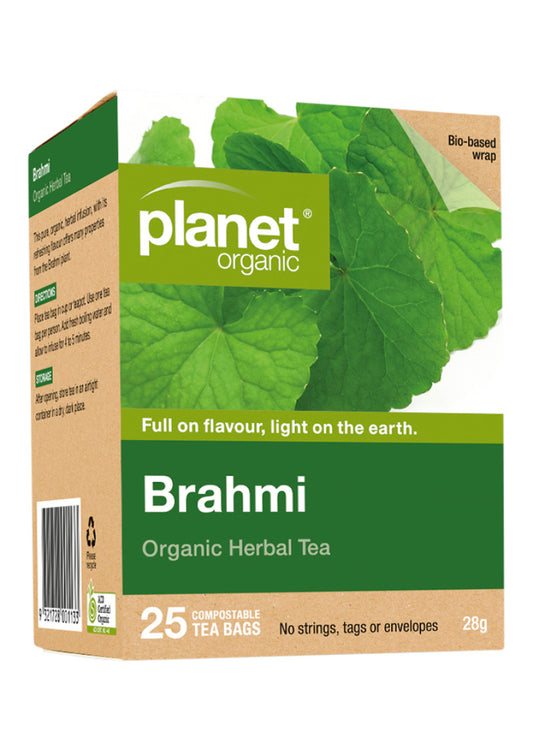 Planet Organic Org Brahmi Herbal Tea X 25 Tea Bags