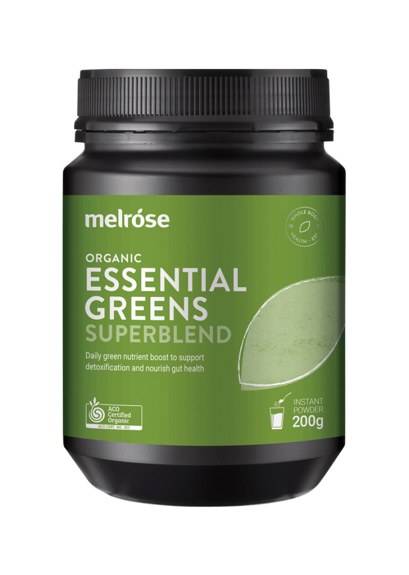 Melrose Org Essential Greens Superblend Powder 200gm