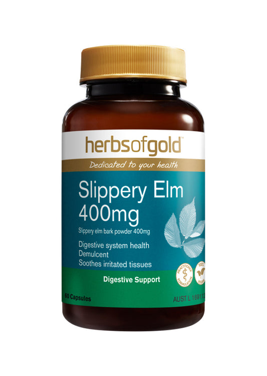 Herbs Of Gold Slippery Elm 400mg 60c