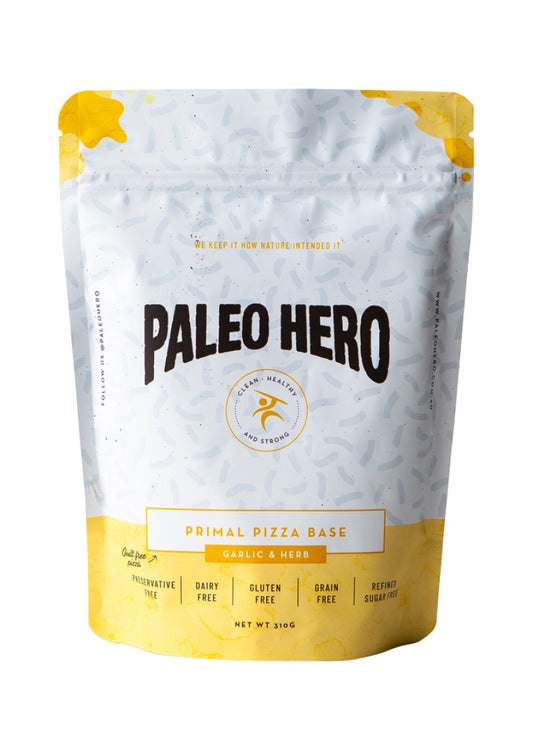 Paleo Hero Primal Mix Pizza Base Garlic And Herb 310g