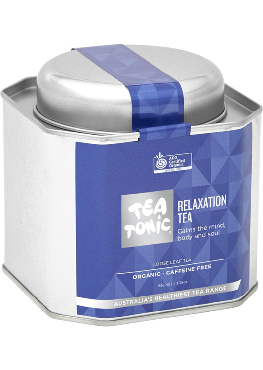 Tea Tonic Org Relaxation Tea Caddy Tin 95g