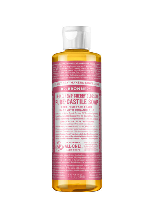 Dr. Bronners Pure Castile Liq Magic Soap Cherry Bloss 237ml