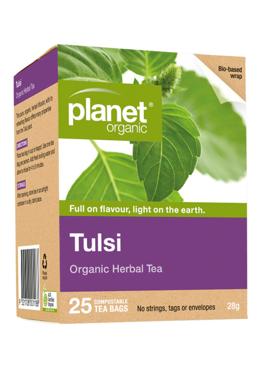 Planet Organic Org Tulsi Herbal Tea X 25 Tea Bags