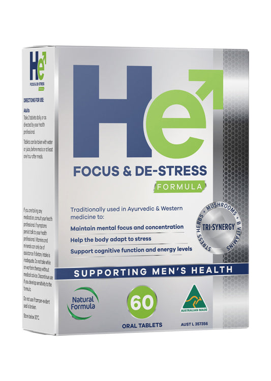 Martin Pleasance HE Focus and De Stress Formula 60t