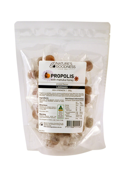 Nat Goodness Propolis Lozenges ** Sell Through **