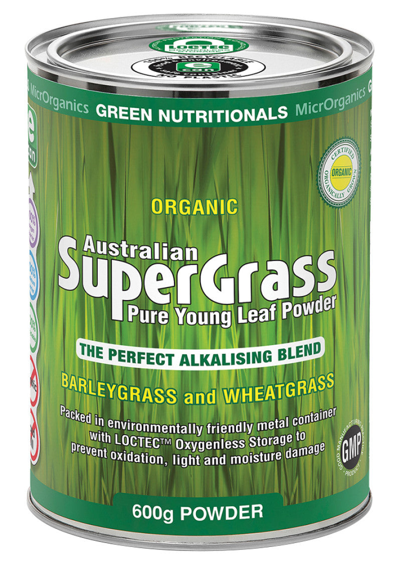 Green Nutritionals Org Aust Supergrass Powder 600g