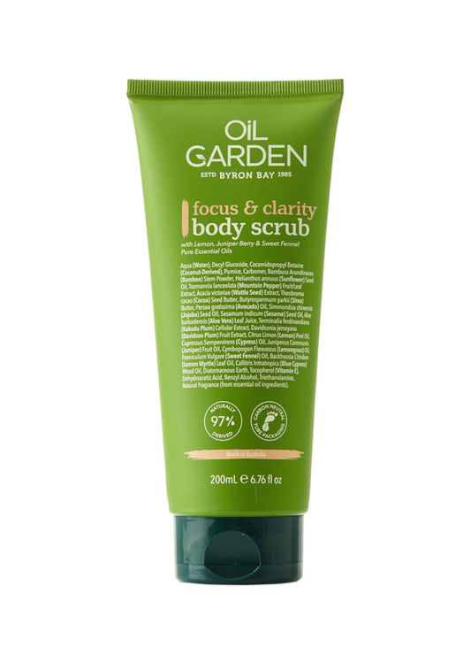 Oil Garden Body Scrub Focus And Clarity 200ml