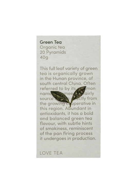 Love Tea Organic Green Tea X 20 Pyramids