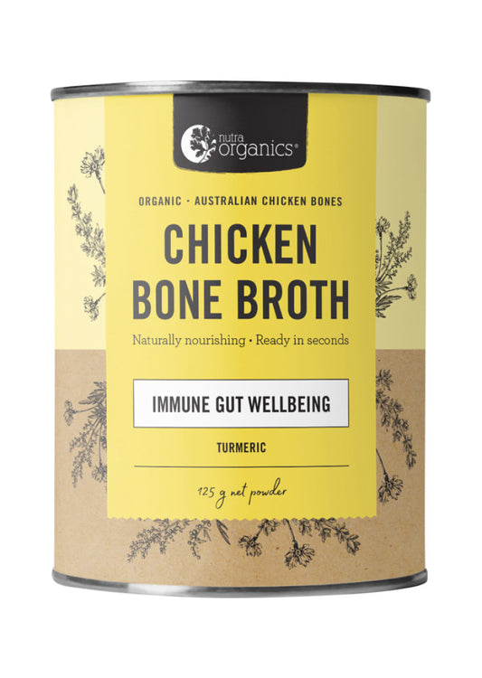 Nutra Organics Bone Broth Chicken Turmeric 125g
