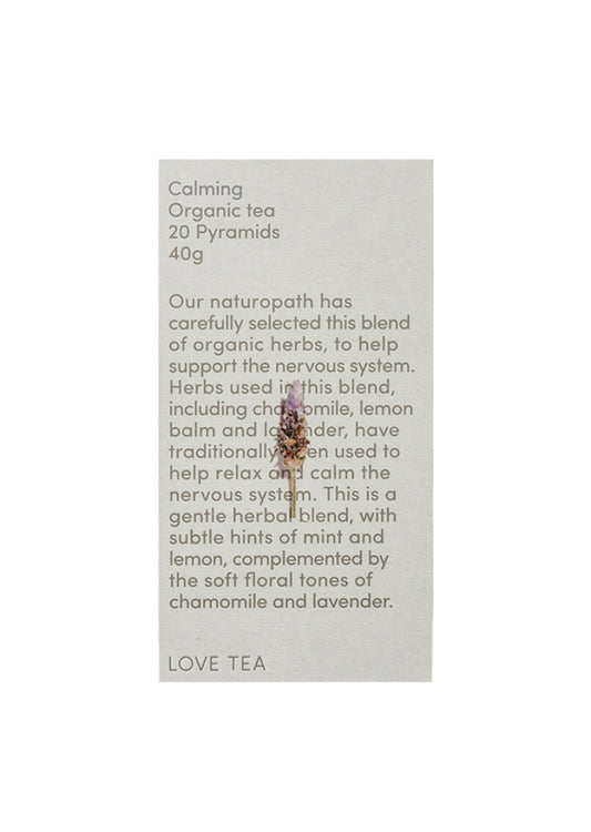 Love Tea Organic Calming X 20 Pyramids