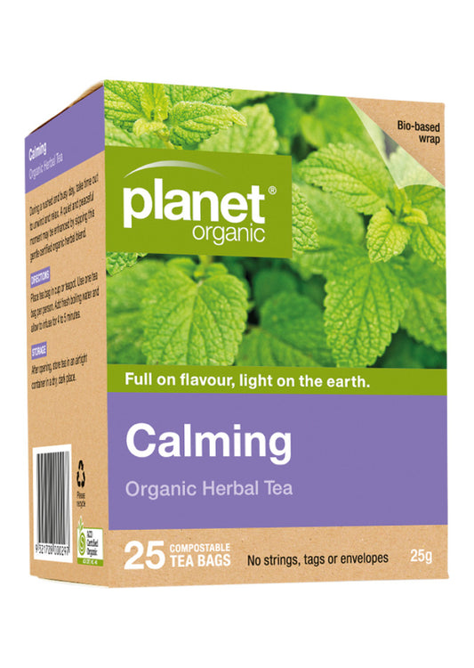 Planet Organic Org Calming Herbal Tea X 25 Tea Bags