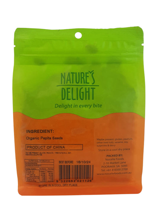 Natures Delight Organic Pepita Seeds 250g