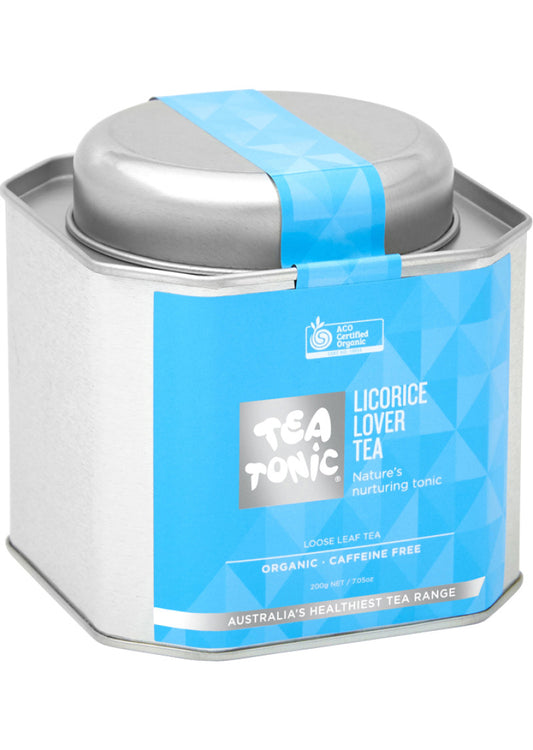 Tea Tonic Org Licorice Lover Tea Caddy Tin 200g