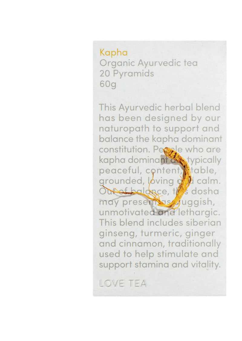 Love Tea Organic Ayurvedic Tea Kapha X 20 Pyramids