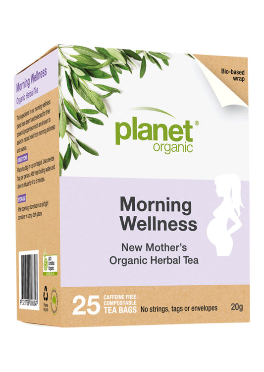 Planet Organic Org Morning Wellness Herbal Tea X 25 Tbags