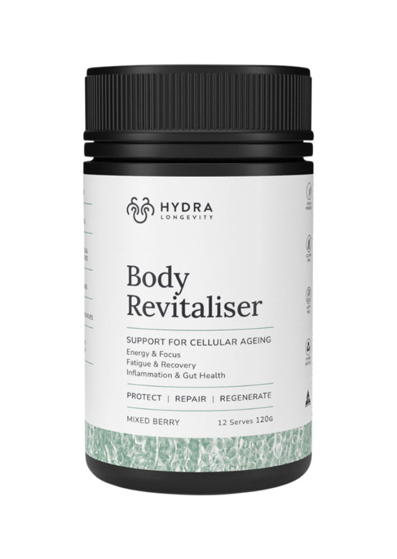 Hydra Longevity Body Revitaliser Mixed Berry 120g