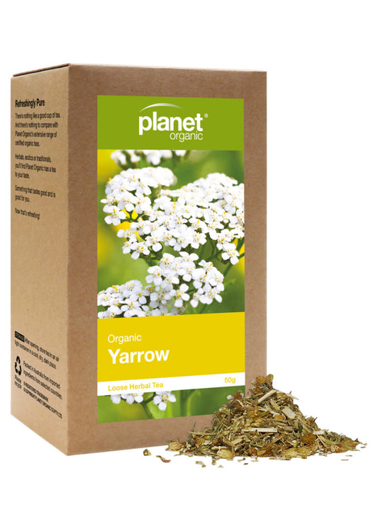 Planet Organic Org Yarrow Loose Leaf Tea 50g