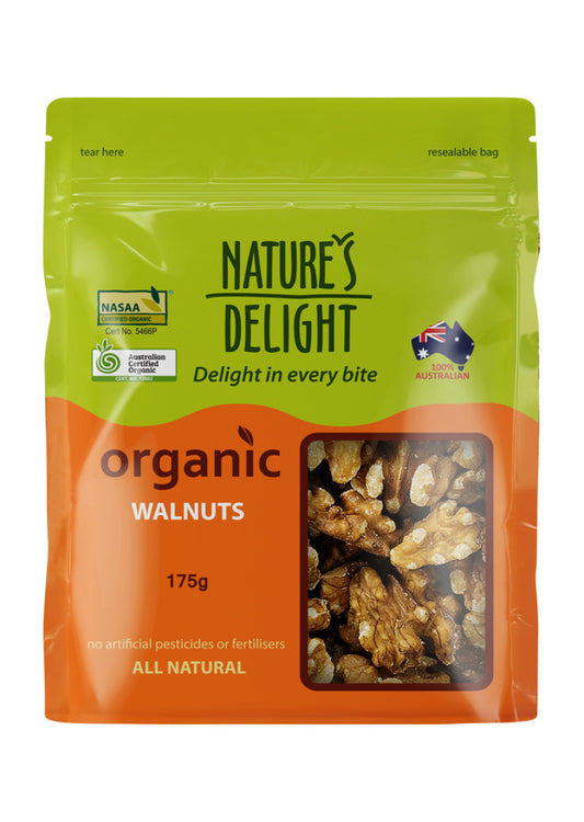 Natures Delight Organic Walnuts 175g