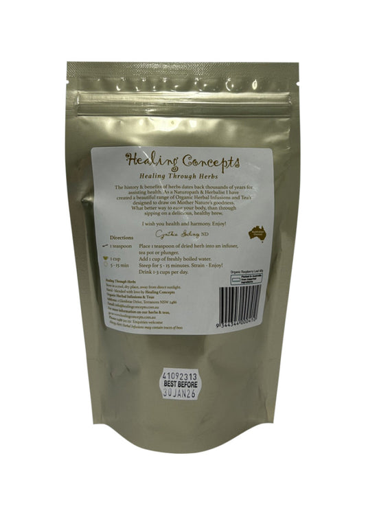 Healing Concepts Org Tea Raspberry Leaf 40g