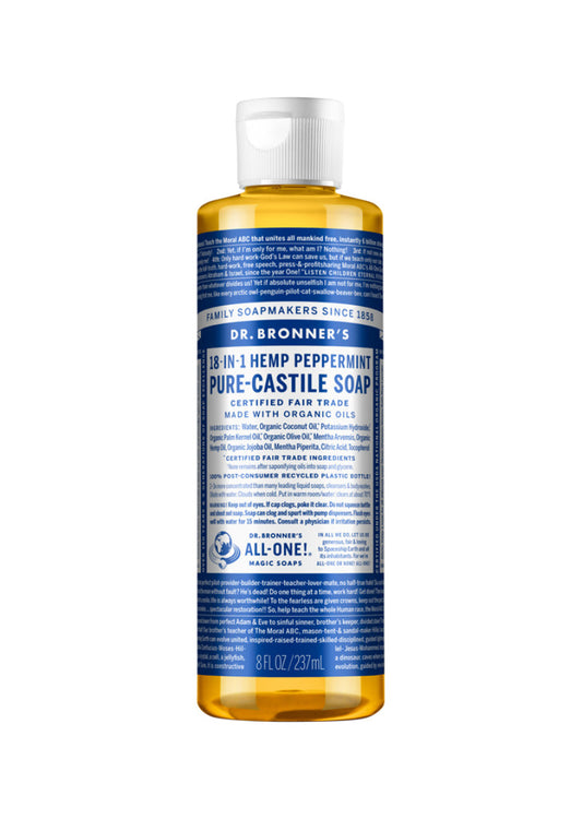 Dr. Bronners Pure Castile Liq Magic Soap Peppermint 237ml
