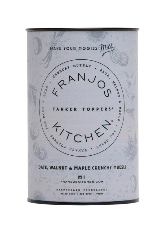 Franjos Kitchen Muesli Crunchy Lactation Date Walnut Maple 360g