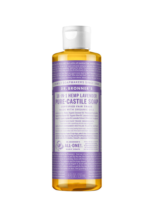 Dr. Bronners Pure Castile Liq Magic Soap Lavender 237ml