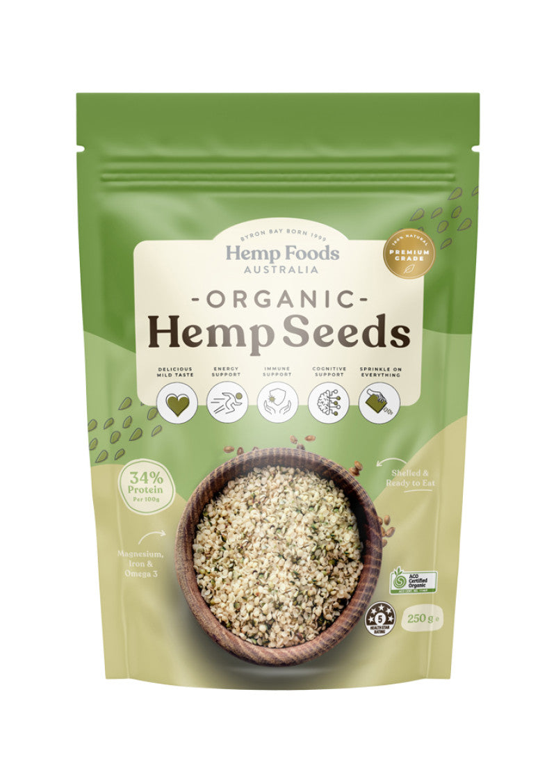 Hemp Foods Aust Organic Hemp Seeds (Hulled) 250g