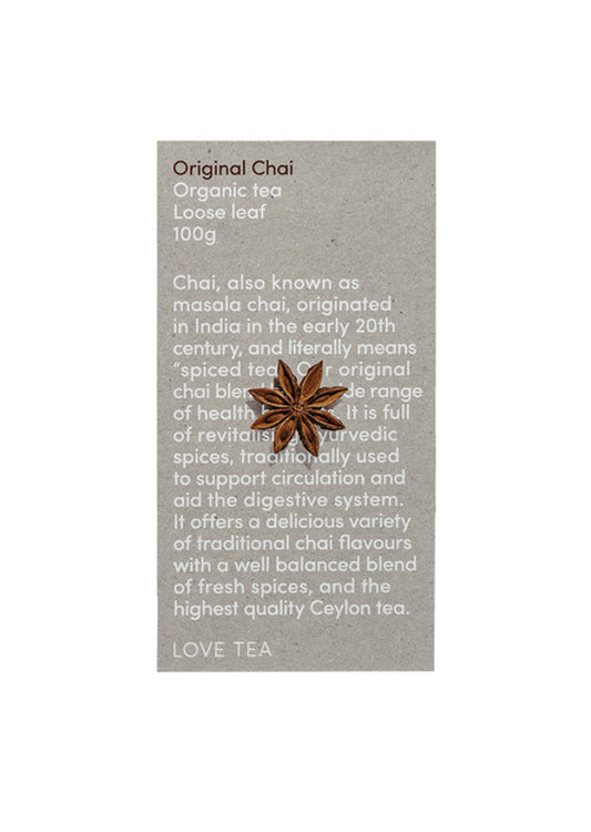 Love Tea Organic Original Chai Loose Leaf 100g