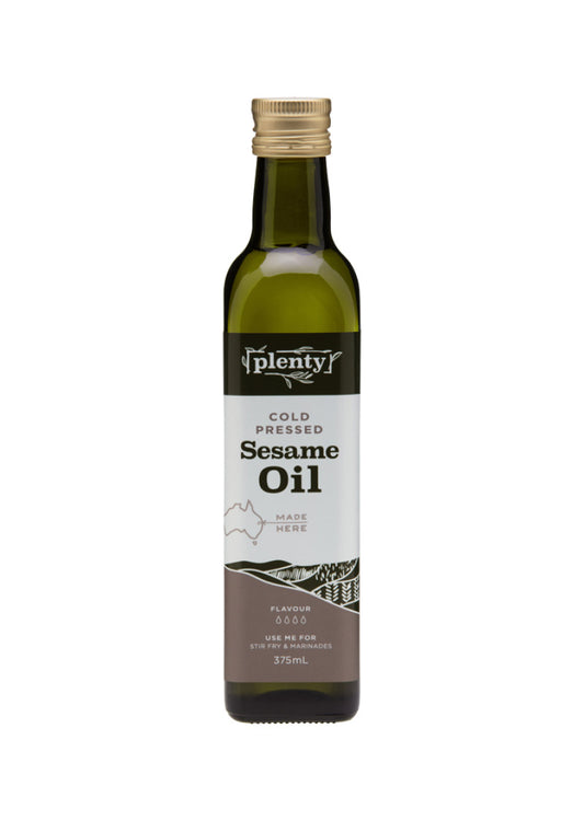 Plenty Cold Pressed Sesame Oil **sell Through**