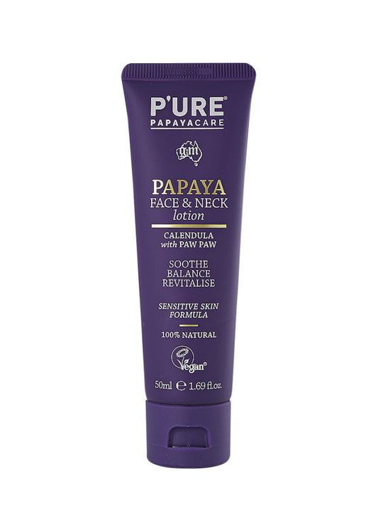 P'URE Papayacare Papaya Face and Neck Lotion 50ml