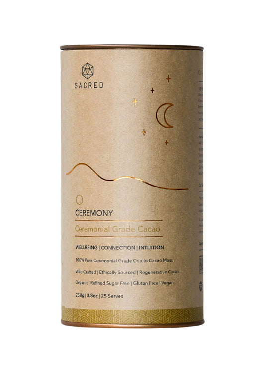 Sacred Taste Org Drinking Cacao (Ceremonial Grade Cacao) Ceremony 250g