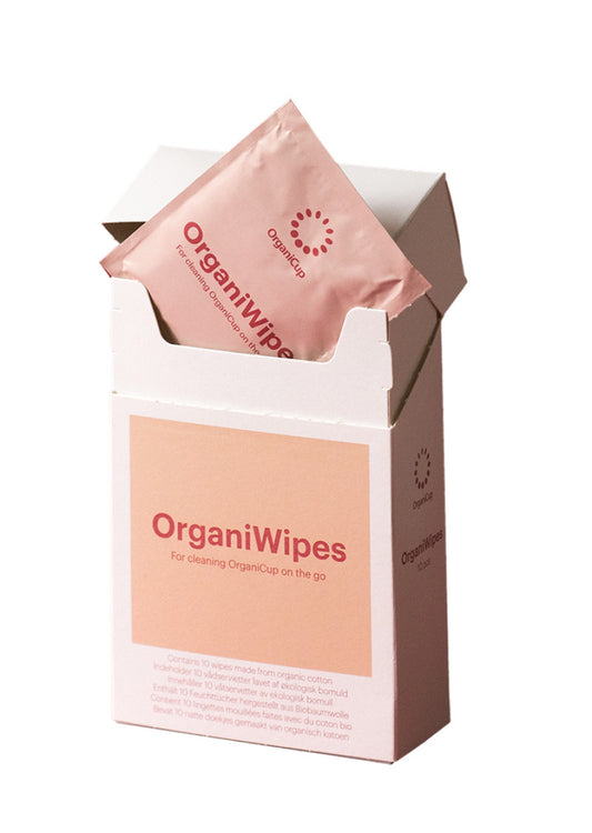 Organicup Organiwipes X 10 ** Sell Through **